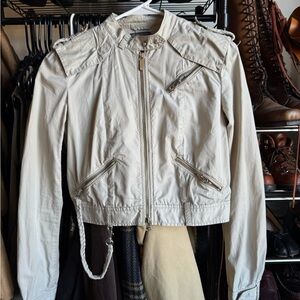 A/X Armani Exchange Light Beige Utility Jacket